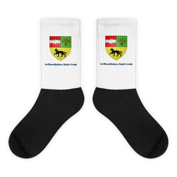 Chaussettes — blason de la Bourdinière-Saint-Loup