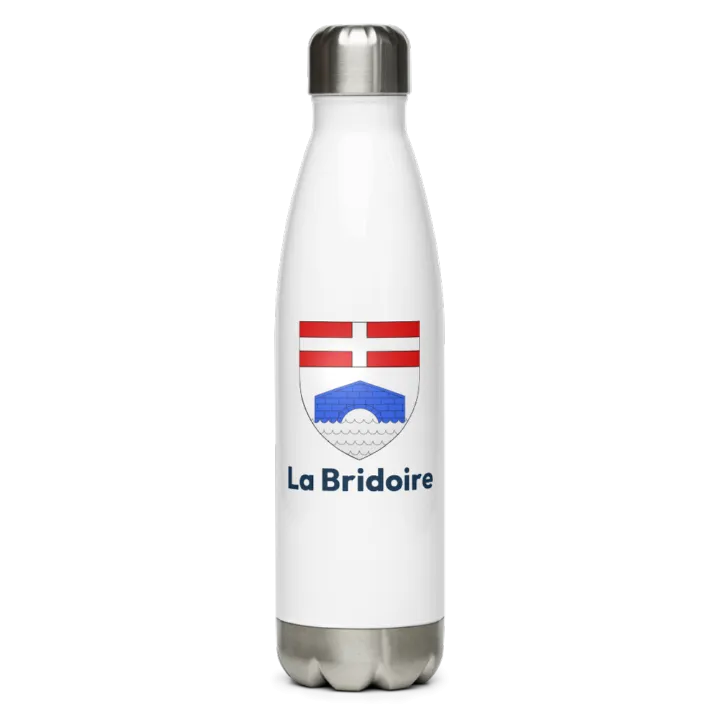 Gourde inox blason de La Bridoire