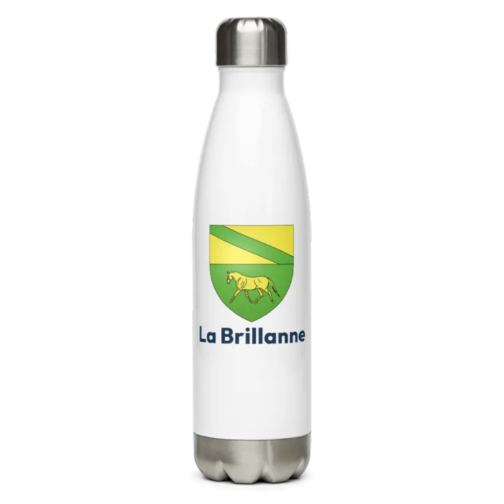 Gourde inox blason de La Brillanne