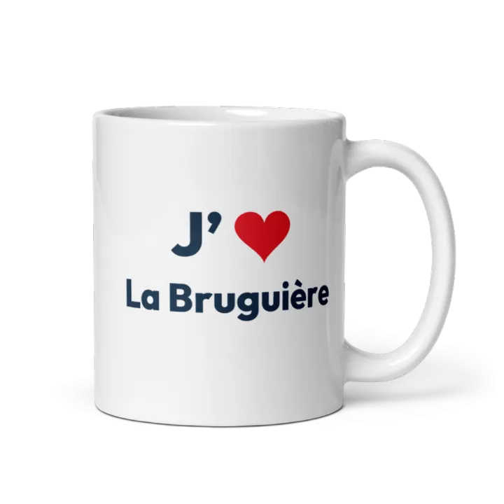 Mug « J’❤ La Bruguière »