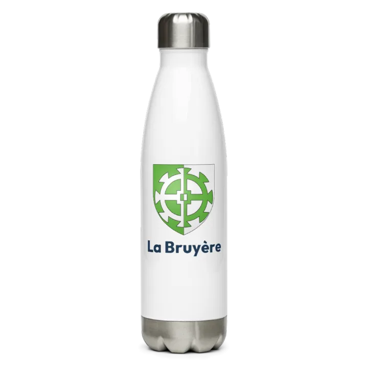 Gourde inox blason de La Bruyère