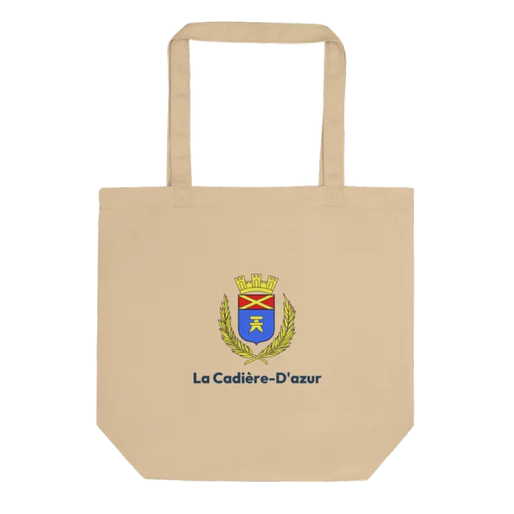 Tote bag coton bio — blason de la Cadière-d'Azur