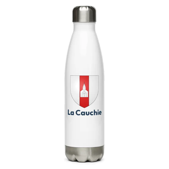 Gourde inox blason de La Cauchie
