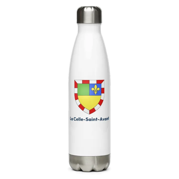 Gourde inox blason de La Celle-Saint-Avant