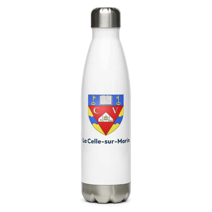 Gourde inox — blason de la Celle-sur-Morin
