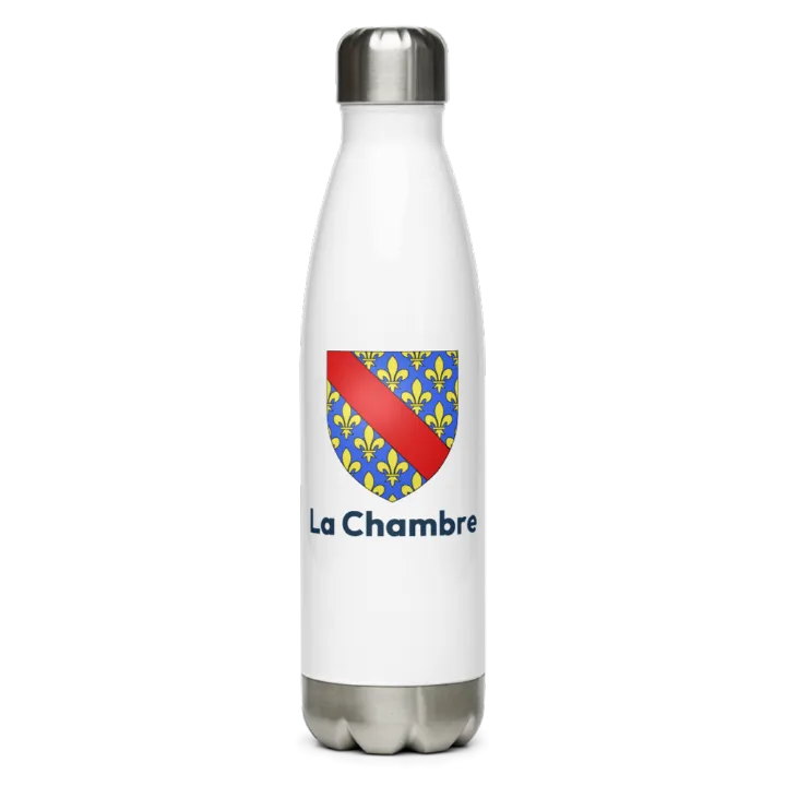 Gourde inox — blason de la Chambre