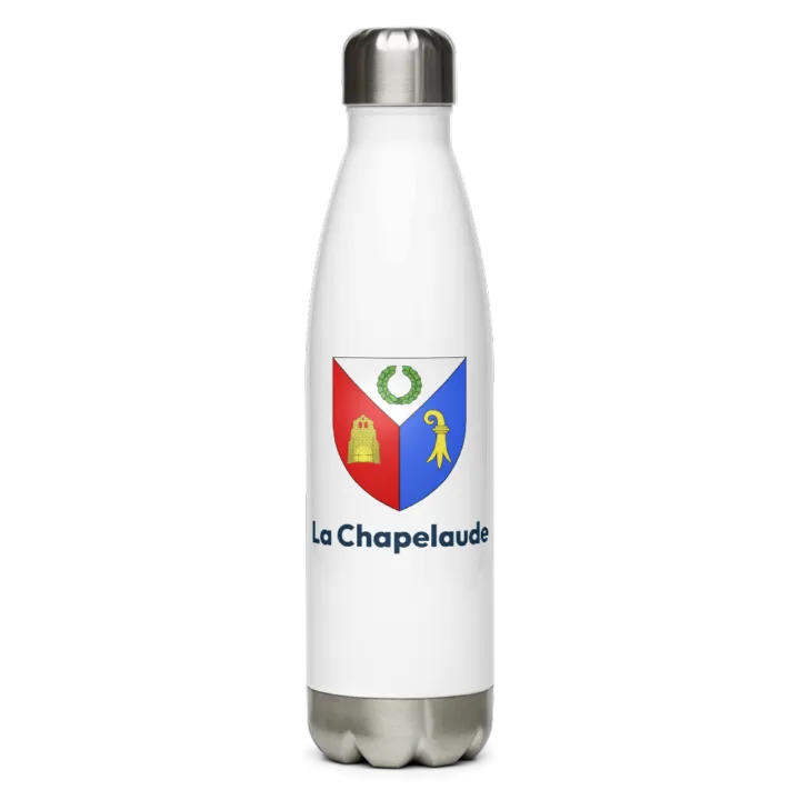 Gourde inox blason de La Chapelaude