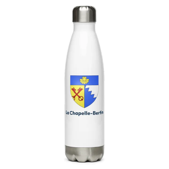 Gourde inox blason de La Chapelle-Bertin