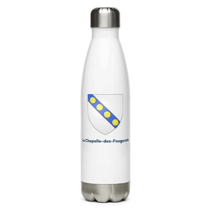 Gourde inox blason de La Chapelle-des-Fougeretz