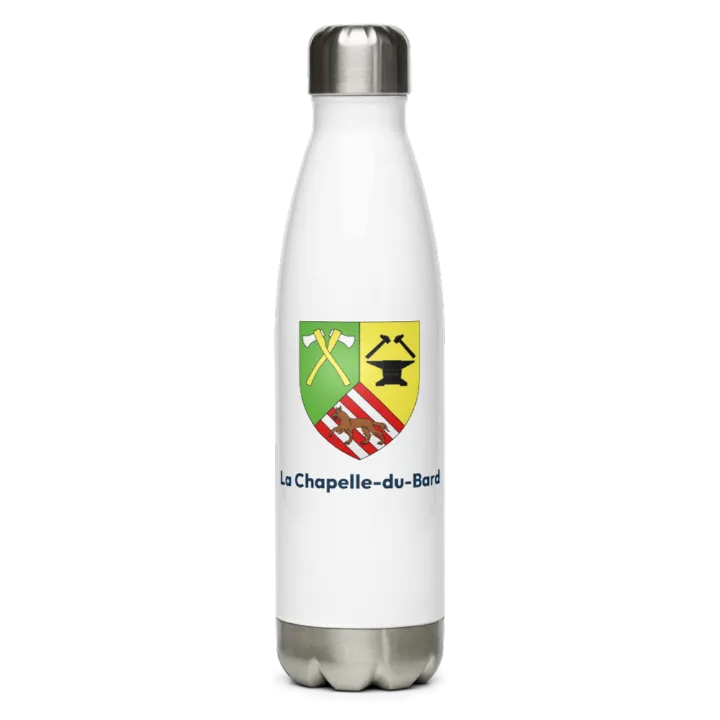 Gourde inox blason de La Chapelle-du-Bard