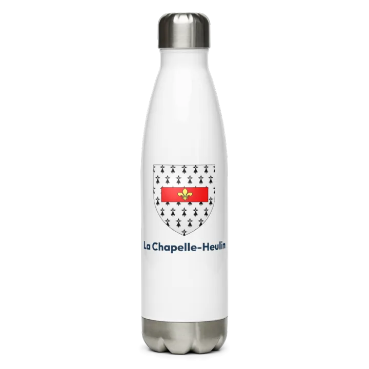 Gourde inox — blason de la Chapelle-Heulin