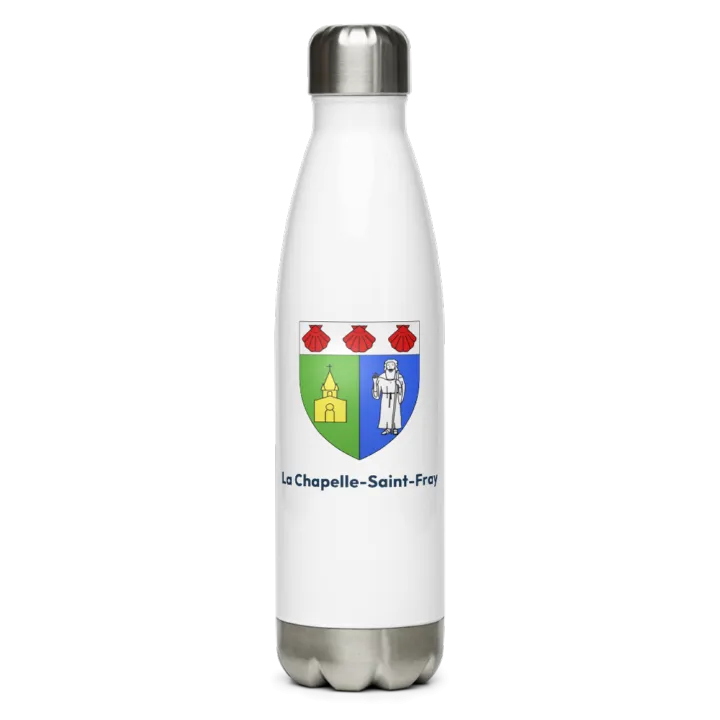 Gourde inox blason de La Chapelle-Saint-Fray