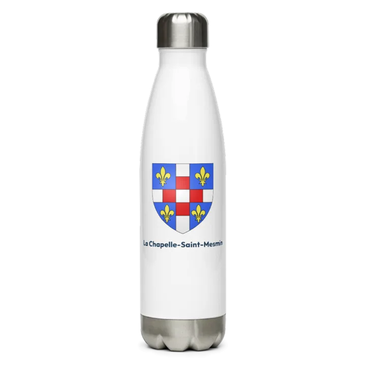 Gourde inox blason de La Chapelle-Saint-Mesmin