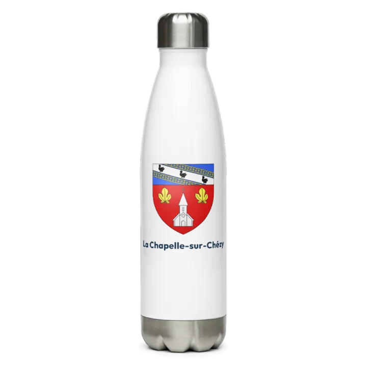 Gourde inox blason de La Chapelle-sur-Chézy