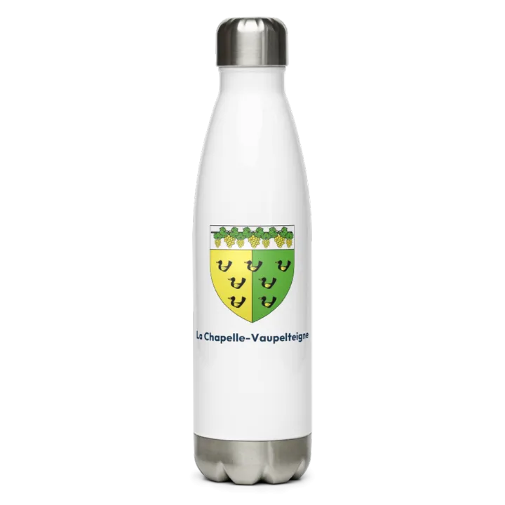 Gourde inox blason de La Chapelle-Vaupelteigne
