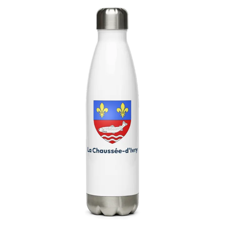 Gourde inox blason de La Chaussée-d'Ivry