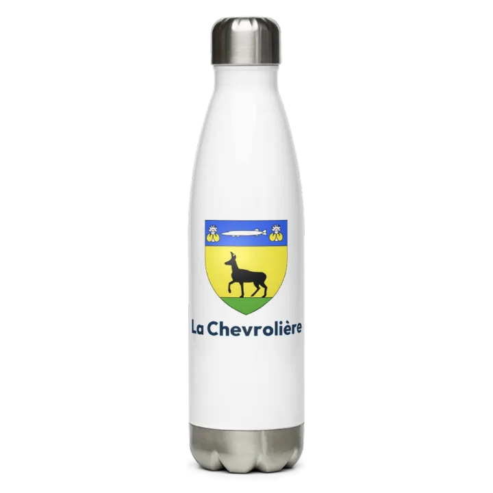 Gourde inox — blason de la Chevrolière