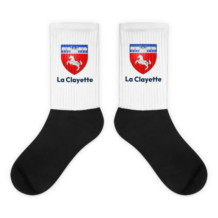 Chaussettes — blason de la Clayette