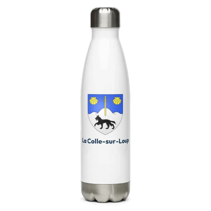 Gourde inox blason de La Colle-sur-Loup