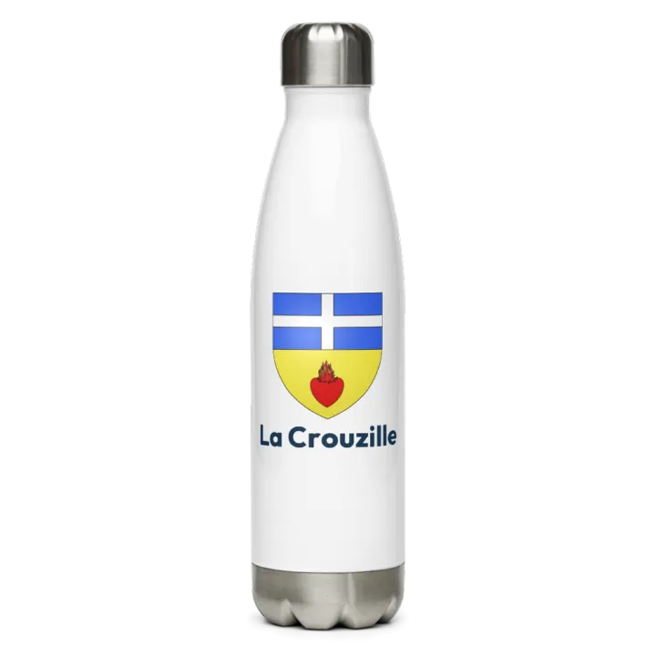 Gourde inox blason de La Crouzille