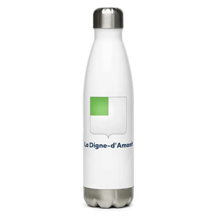Gourde inox — blason de la Digne-d'Amont