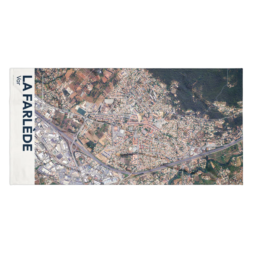 Serviette cartographique — carte de La Farlède