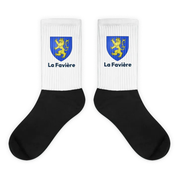 Chaussettes — blason de la Favière