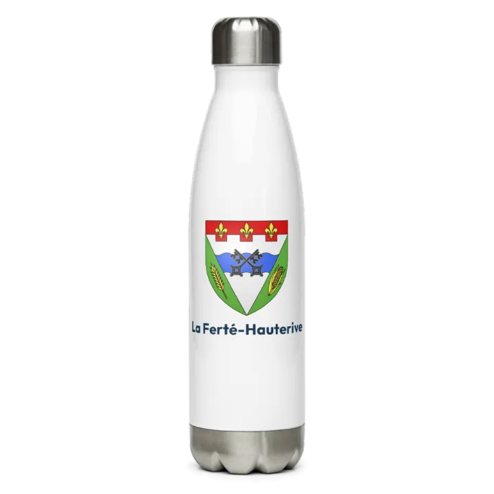 Gourde inox blason de La Ferté-Hauterive