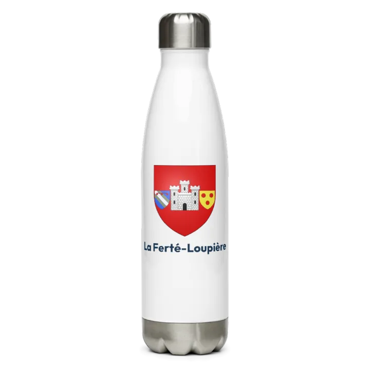 Gourde inox blason de La Ferté-Loupière