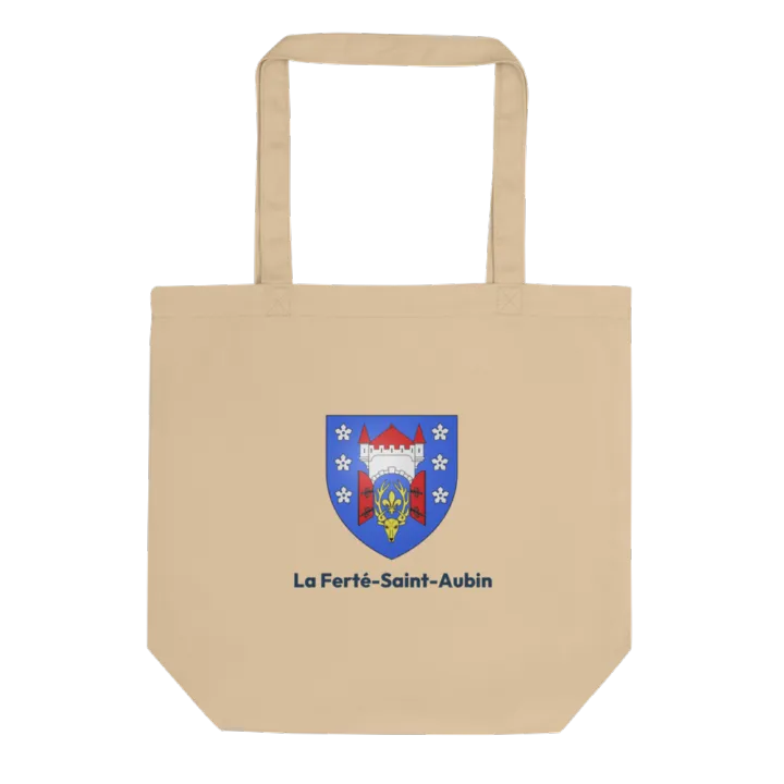 Tote bag coton bio — blason de la Ferté-Saint-Aubin
