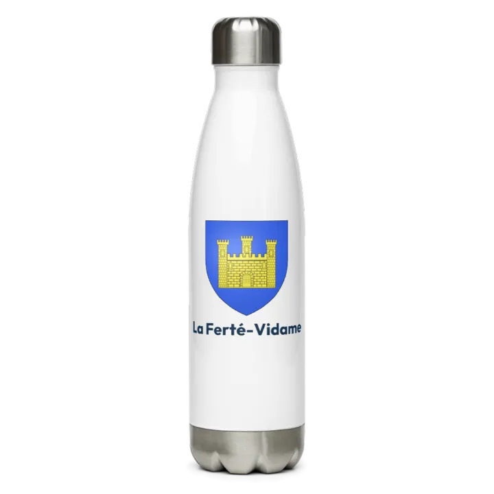 Gourde inox — blason de la Ferté-Vidame