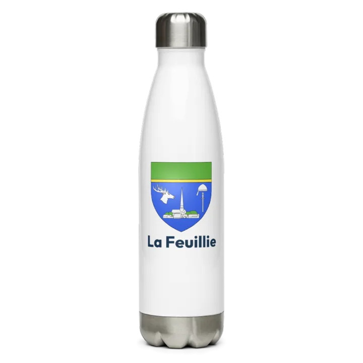 Gourde inox blason de La Feuillie