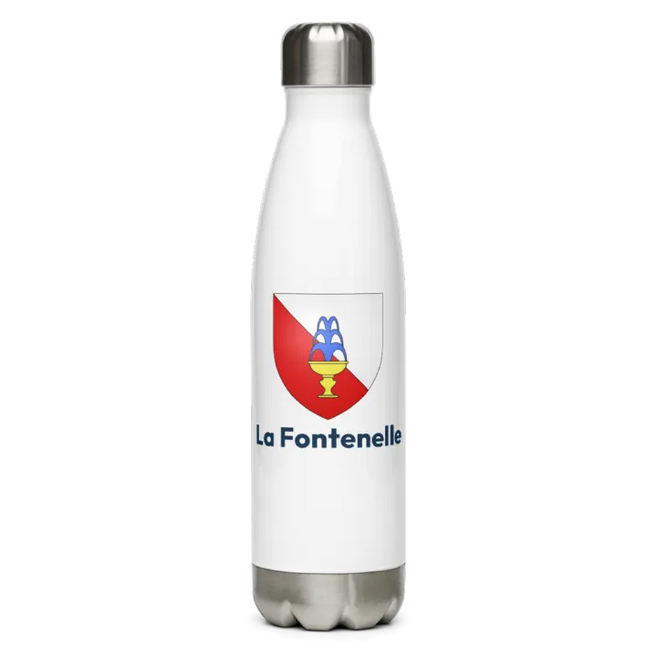 Gourde inox — blason de la Fontenelle