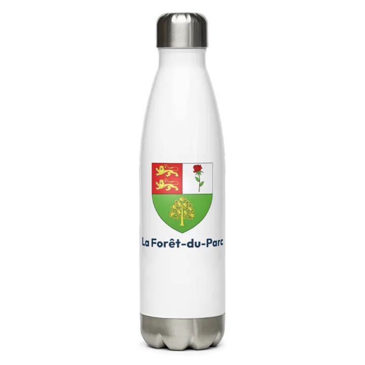 Gourde inox blason de La Forêt-du-Parc