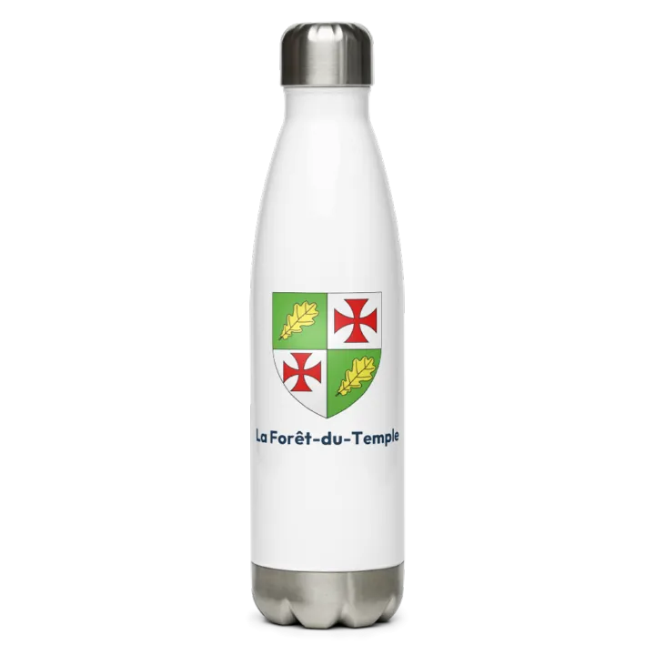 Gourde inox blason de La Forêt-du-Temple
