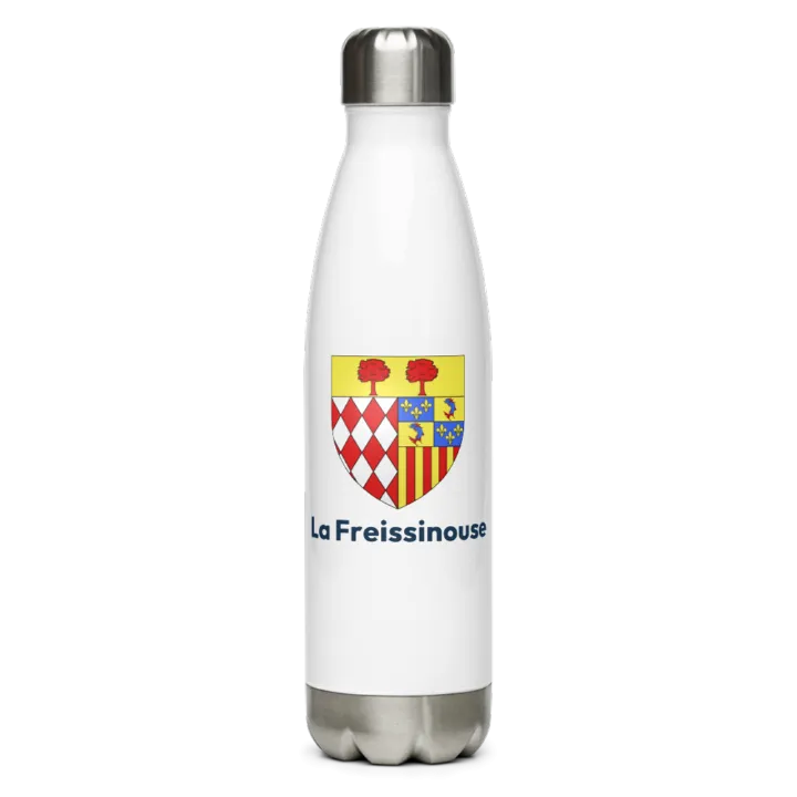 Gourde inox blason de La Freissinouse
