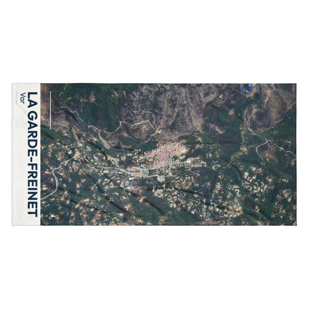 Serviette cartographique — carte de La Garde-Freinet