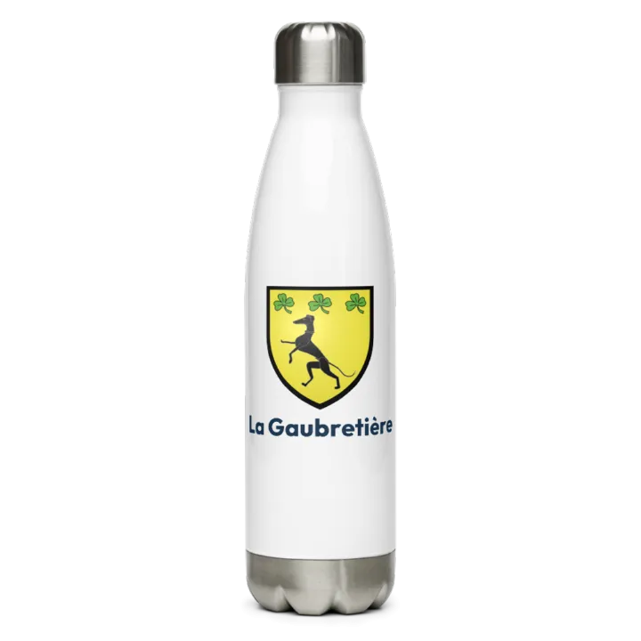 Gourde inox — blason de la Gaubretière
