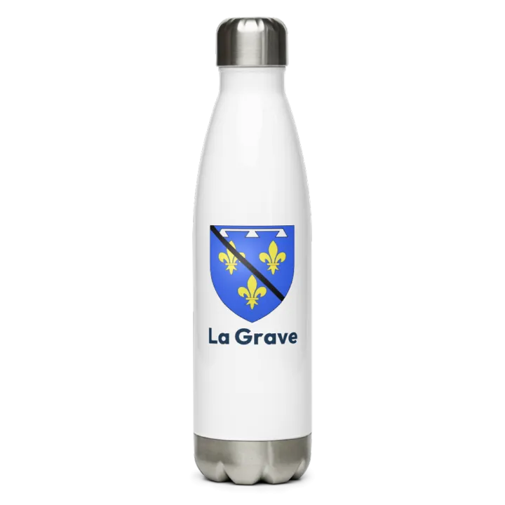 Gourde inox blason de La Grave