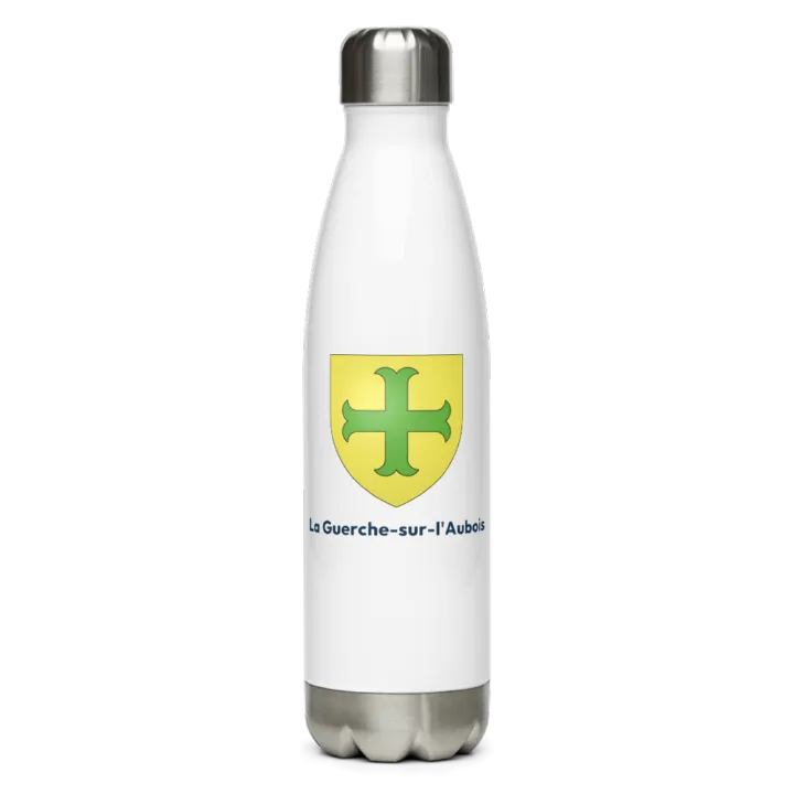 Gourde inox — blason de la Guerche-sur-l'Aubois