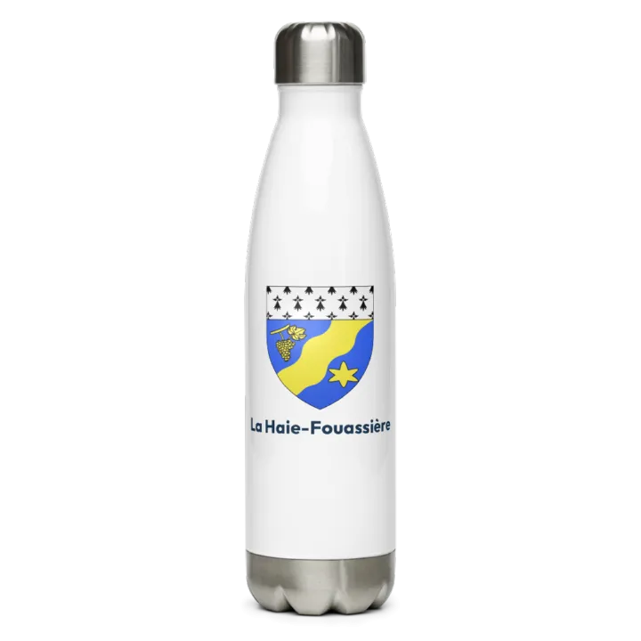 Gourde inox blason de La Haie-Fouassière