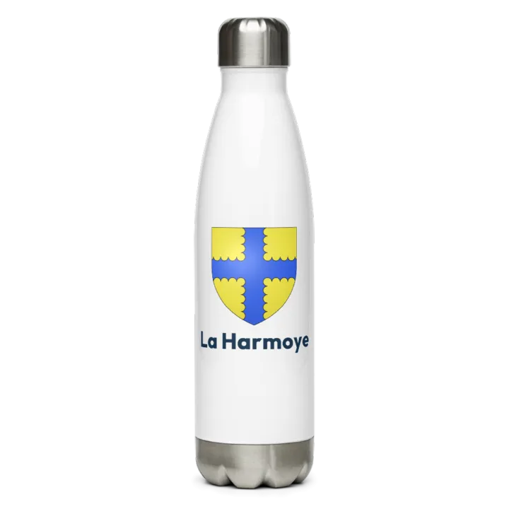 Gourde inox blason de La Harmoye