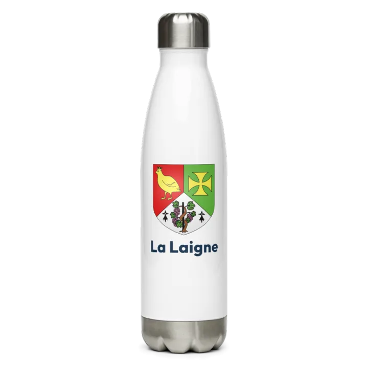 Gourde inox blason de La Laigne