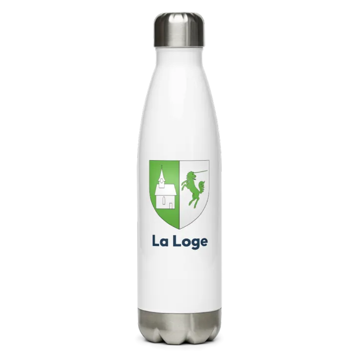 Gourde inox blason de La Loge