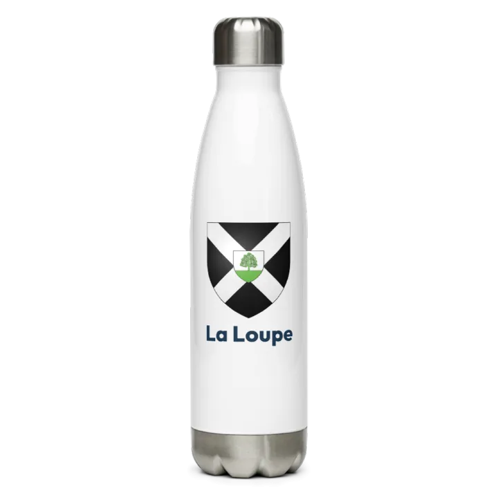 Gourde inox blason de La Loupe