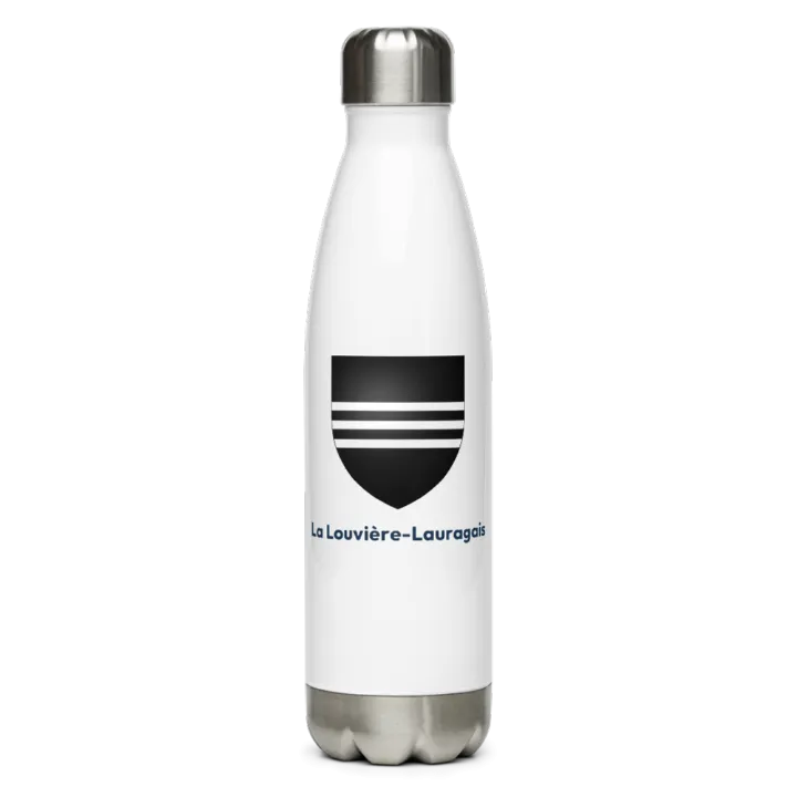 Gourde inox blason de La Louvière-Lauragais
