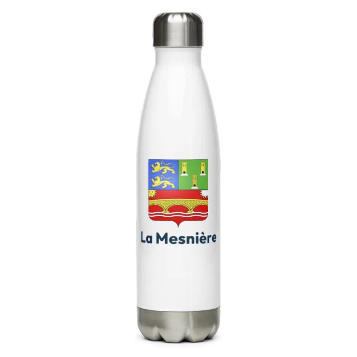 Gourde inox blason de La Mesnière