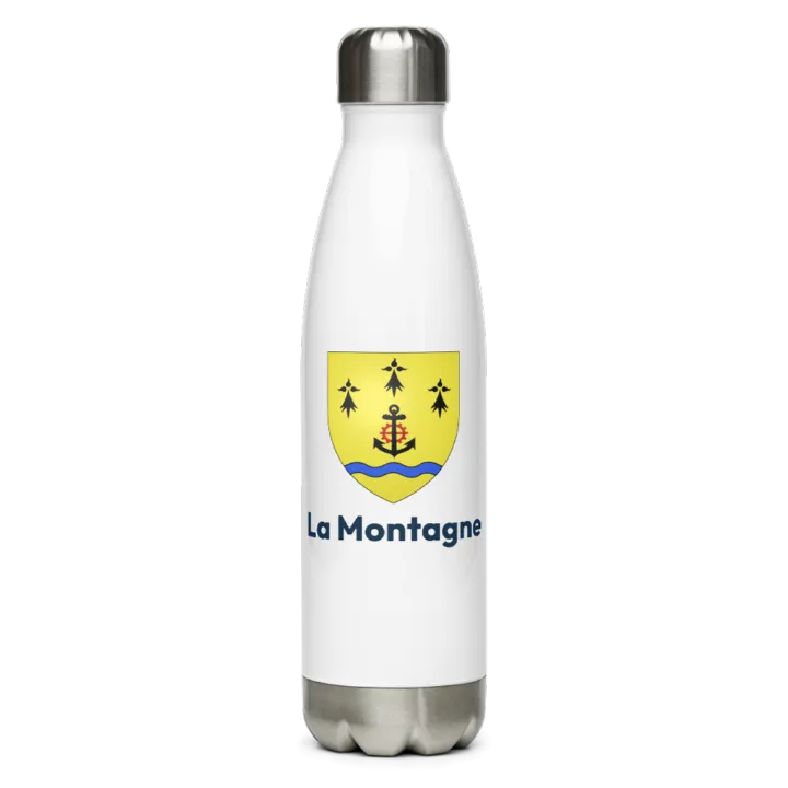 Gourde inox — blason de la Montagne