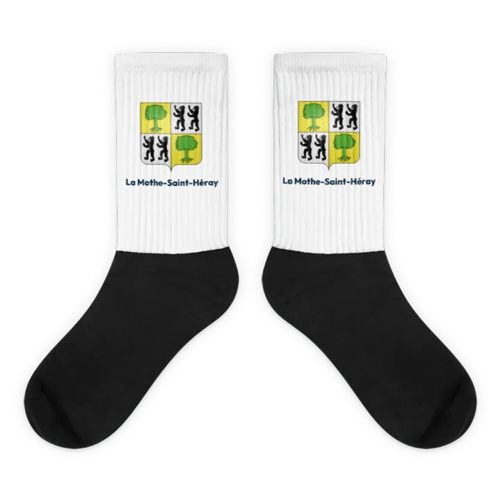 Chaussettes — blason de la Mothe-Saint-Héray
