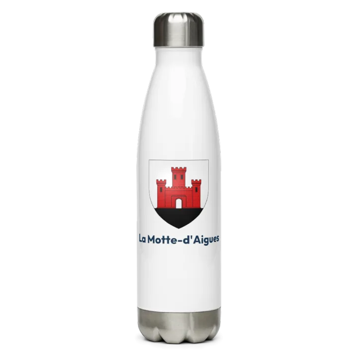Gourde inox blason de La Motte-d'Aigues